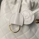 Luxury Replica Chanel 25 Quilted Drawstring Bucket Bag AP5317 White Knockoff Mirror Quality Replica Chanel 25 Quilted Drawstring Bucket Bag AP5317 White Clone