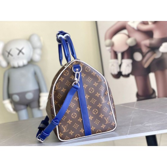Mirror Quality Replica Louis Vuitton Keepall Bandoulière 50 Travel Bag M28161 Clone
