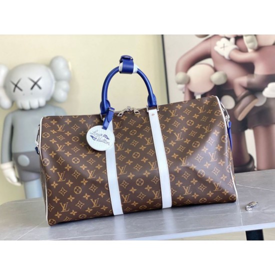 Mirror Quality Replica Louis Vuitton Keepall Bandoulière 50 Travel Bag M28161 Clone