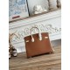 Mirror Quality Replica Hermès Birkin Bag 25cm/30cm Two-Tone Togo Leather Brown/White Clone