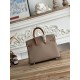 Mirror Quality Replica Hermès Birkin Bag 25cm/30cm Two-Tone Togo Leather Brown/Gray Clone
