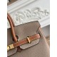 Mirror Quality Replica Hermès Birkin Bag 25cm/30cm Two-Tone Togo Leather Brown/Gray Clone