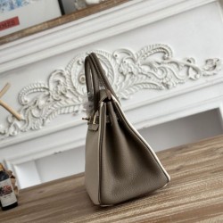 Mirror Quality Replica Hermès Birkin Bag 25cm/30cm Two-Tone Togo Leather White/Brown Clone
