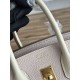 Mirror Quality Replica Hermès Birkin Bag 25cm/30cm Two-Tone Togo Leather Pink/White Clone