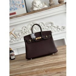 Mirror Quality Replica Hermès Birkin Bag 25cm/30cm Two-Tone Togo Leather Burgundy Clone