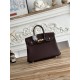 Mirror Quality Replica Hermès Birkin Bag 25cm/30cm Two-Tone Togo Leather Burgundy Clone