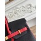 Mirror Quality Replica Hermès Birkin Bag 25cm/30cm Two-Tone Togo Leather Black/Red Clone