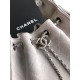 Mirror Quality Replica Chanel 25 Mini Hobo Bag in Suede Calfskin Gray Clone