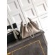 Mirror Quality Replica Chanel 25 Mini Hobo Bag in Suede Calfskin Gray Clone