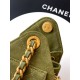 Mirror Quality Replica Chanel 25 Mini Hobo Bag in Suede Calfskin Green Clone