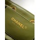 Mirror Quality Replica Chanel 25 Mini Hobo Bag in Suede Calfskin Green Clone