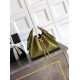 Mirror Quality Replica Chanel 25 Mini Hobo Bag in Suede Calfskin Green Clone
