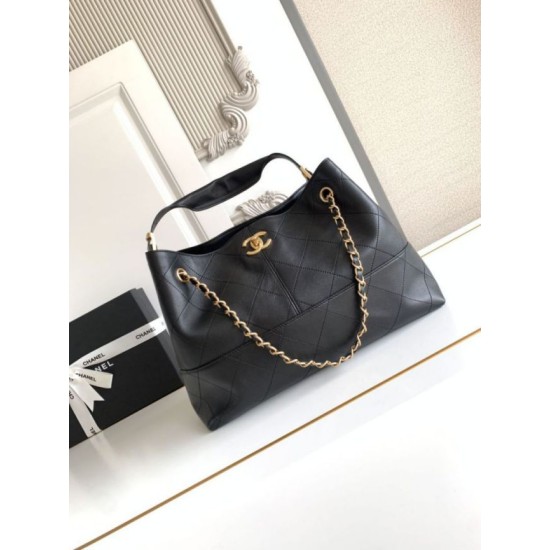 Mirror Quality Replica Chanel Coco Small Shoulder/Shopping Bag AS5634 Black Clone