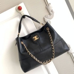 Mirror Quality Replica Chanel Coco Small Shoulder/Shopping Bag AS5634 Black Clone