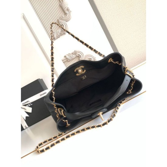 Mirror Quality Replica Chanel Coco Small Shoulder/Shopping Bag AS5634 Black Clone
