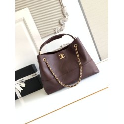 Mirror Quality Replica Chanel Coco Small Shoulder/Shopping Bag AS5634 Burgundy Clone