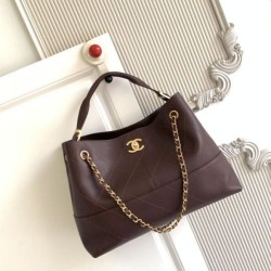 Mirror Quality Replica Chanel Coco Small Shoulder/Shopping Bag AS5634 Burgundy Clone