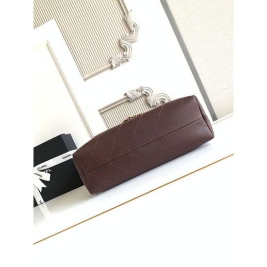 Mirror Quality Replica Chanel Coco Small Shoulder/Shopping Bag AS5634 Burgundy Clone