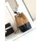 Mirror Quality Replica Chanel 25A Small Hobo Style Shopping Bag AS5634 Suede/Lambskin Brown/Black Clone
