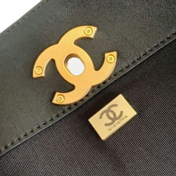 Mirror Quality Replica Chanel 25A Small Hobo Style Shopping Bag AS5634 Suede/Lambskin Gray/Black Clone