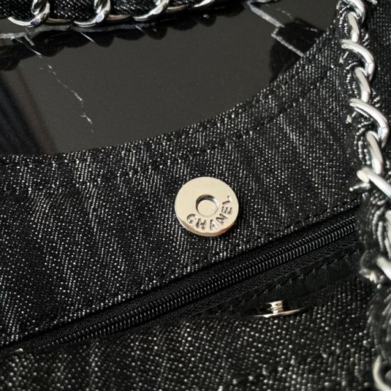 Mirror Quality Replica Chanel Vintage Denim XL Coco Cabas Tote Bag AS2138 Clone