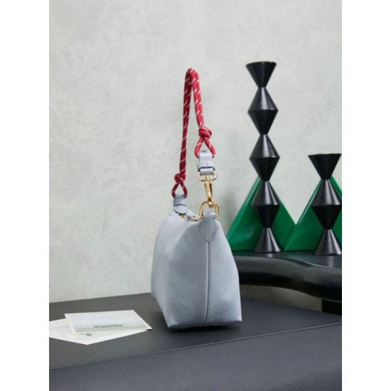 Mirror Quality Replica Miu Miu Gabardine Shoulder Bag 5NE841 Blue Clone