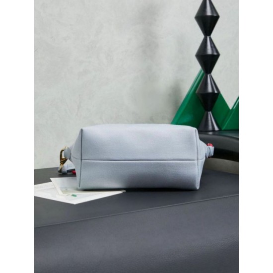 Mirror Quality Replica Miu Miu Gabardine Shoulder Bag 5NE841 Blue Clone