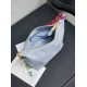 Mirror Quality Replica Miu Miu Gabardine Shoulder Bag 5NE841 Blue Clone