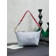 Mirror Quality Replica Miu Miu Gabardine Shoulder Bag 5NE841 Blue Clone