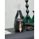 Mirror Quality Replica Miu Miu Arcadie Nappa Tote Bag Quilted 5BB123 Black Clone
