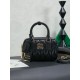 Mirror Quality Replica Miu Miu Arcadie Nappa Tote Bag Quilted 5BB123 Black Clone