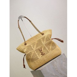 Mirror Quality Replica Jamie YSL Saint Laurent Raffia Tote Bags Clone