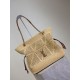 Mirror Quality Replica Jamie YSL Saint Laurent Raffia Tote Bags Natural Clone