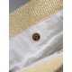 Mirror Quality Replica Jamie YSL Saint Laurent Raffia Tote Bags Natural Clone