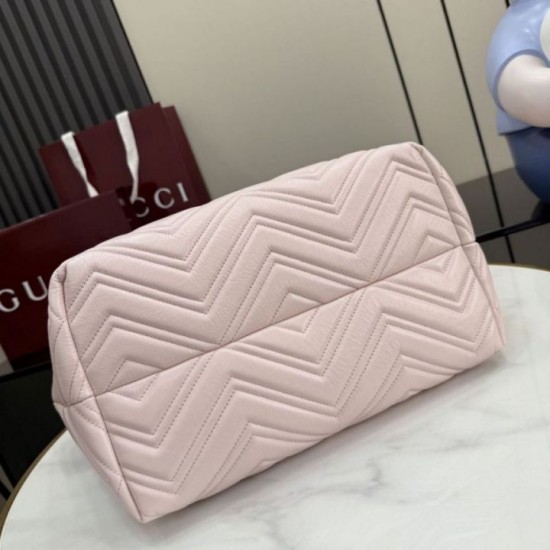 Mirror Quality Replica Gucci GG Marmont Medium Tote Bag 855279 Pink Clone