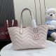 Mirror Quality Replica Gucci GG Marmont Medium Tote Bag 855279 Pink Clone