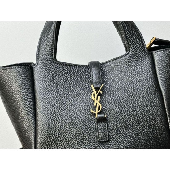 Mirror Quality Replica YSL Saint Laurent Le 5 Tote Bag à 7 Baby Bea Black Clone