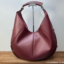 Mirror Quality Replica YSL Saint Laurent Mombasa Large Crossbody Bag in Burgundy Clone