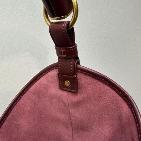 Luxury Replica YSL Saint Laurent Mombasa Large Crossbody Bag in Burgundy Knockoff Mirror Quality Replica YSL Saint Laurent Mombasa Large Crossbody Bag in Burgundy Clone