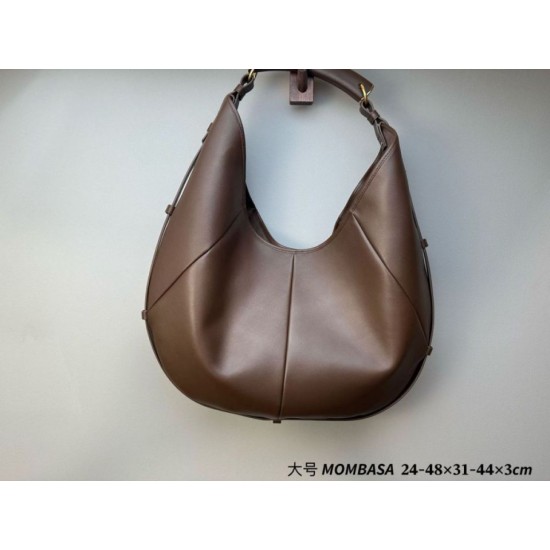 Luxury Replica YSL Saint Laurent Mombasa Large Crossbody Bag in Coffee Knockoff Mirror Quality Replica YSL Saint Laurent Mombasa Large Crossbody Bag in Coffee Clone