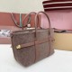 Mirror Quality Replica Loro Piana Ghiera Shopper Bag in Brown Clone