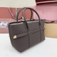 Mirror Quality Replica Loro Piana Ghiera Shopper Bag in Coffee Clone