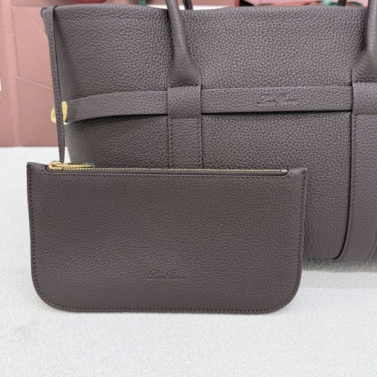 Mirror Quality Replica Loro Piana Ghiera Shopper Bag in Coffee Clone
