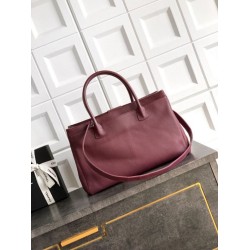 Mirror Quality Replica Chanel Executive Cerf Tote Bag in Burgundy Clone