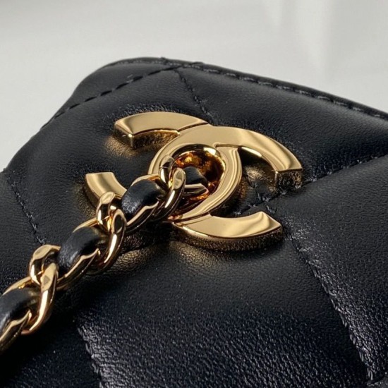 Luxury Replica Chanel 26S Small Tote Bag AS6248 Black Knockoff Mirror Quality Replica Chanel 26S Small Tote Bag AS6248 Black Clone