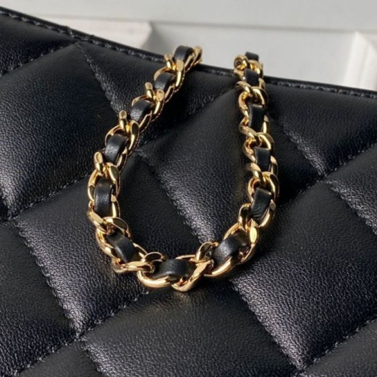 Luxury Replica Chanel 26S Small Tote Bag AS6248 Black Knockoff Mirror Quality Replica Chanel 26S Small Tote Bag AS6248 Black Clone