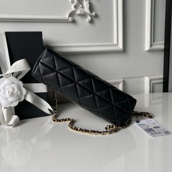Luxury Replica Chanel 26S Small Tote Bag AS6248 Black Knockoff Mirror Quality Replica Chanel 26S Small Tote Bag AS6248 Black Clone