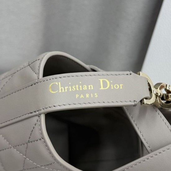 Luxury Replica Dior Toujours Small Vertical Tote Bag Gray Knockoff Mirror Quality Replica Dior Toujours Small Vertical Tote Bag Gray Clone