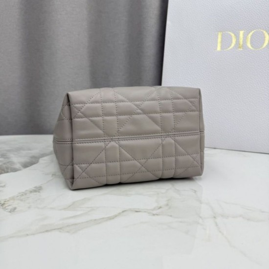 Luxury Replica Dior Toujours Small Vertical Tote Bag Gray Knockoff Mirror Quality Replica Dior Toujours Small Vertical Tote Bag Gray Clone