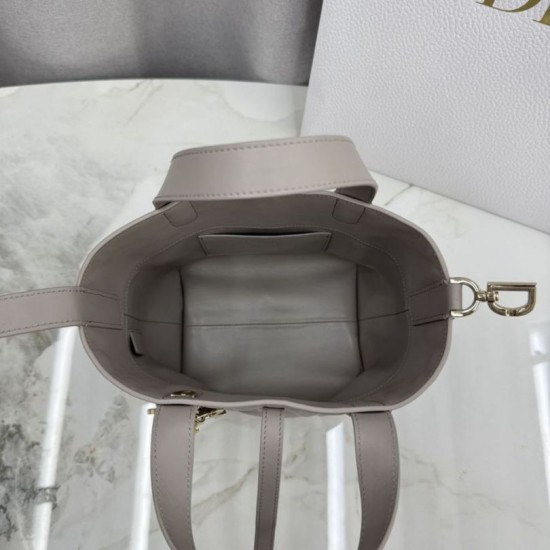 Luxury Replica Dior Toujours Small Vertical Tote Bag Gray Knockoff Mirror Quality Replica Dior Toujours Small Vertical Tote Bag Gray Clone